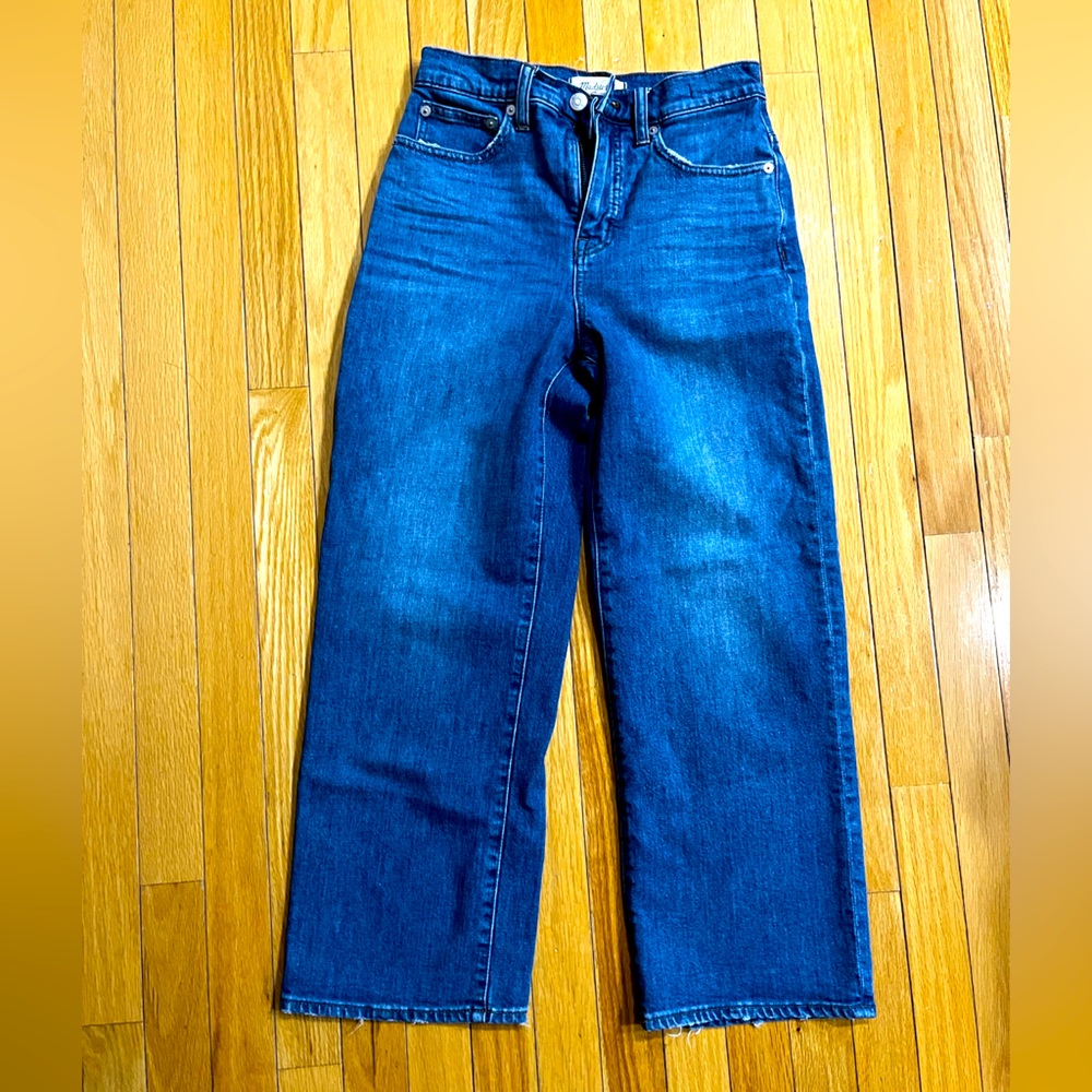 Madewell Slim Wide Leg Crop Jeans